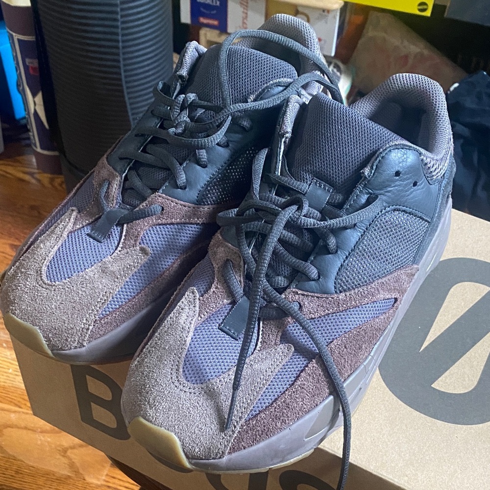 Yeezy 700 Sneakers in Gray and Brown